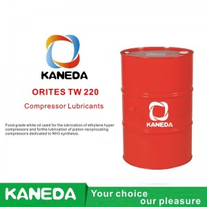 KANEDA ORITES TW 220 Aceite blanco de grado alimenticio utilizado para la lubricación de hipercompresores de etileno y para la lubricación de compresores alternativos de pistón dedicados a la síntesis de NH3.
