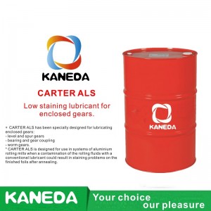 KANEDA CARTER ALS Lubricante de baja tinción para engranajes cerrados.