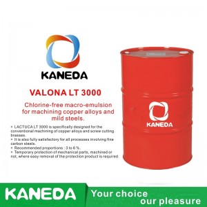 KANEDA LACTUCA LT 3000 Macroemulsión sin cloro para el mecanizado de aleaciones de cobre y aceros suaves.
