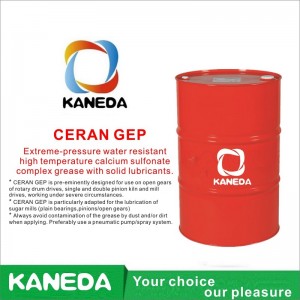KANEDA CERAN GEP Grasa de complejo de sulfonato de calcio de alta temperatura resistente al agua a alta presión con lubricantes sólidos.
